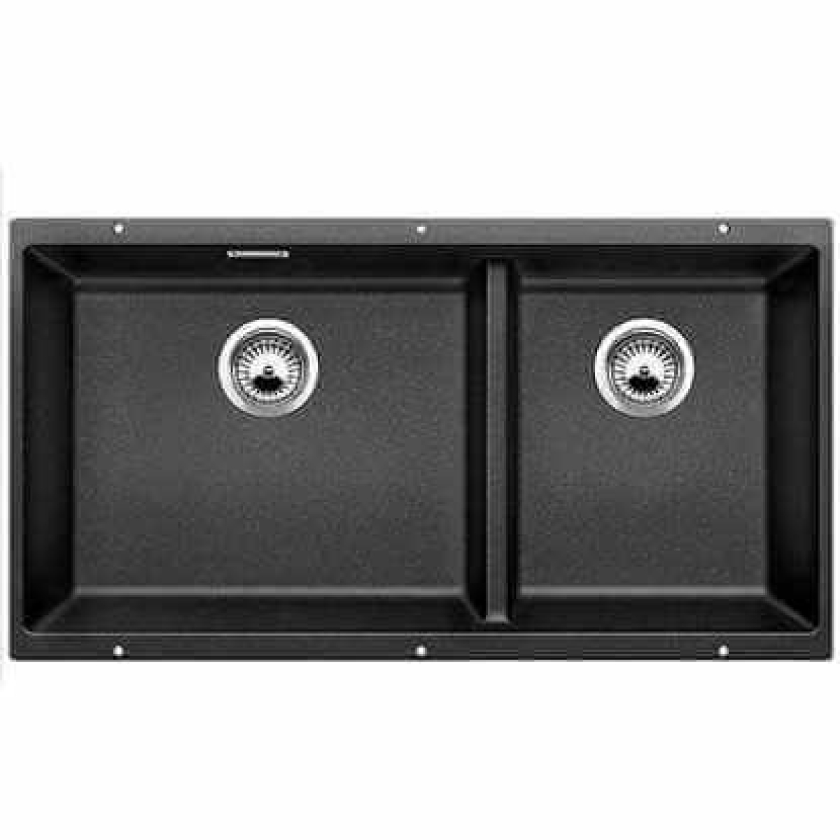 Blanco 523584 Subline 480/320-U 雙盆昇盤 (瀝青色 Anthracite)